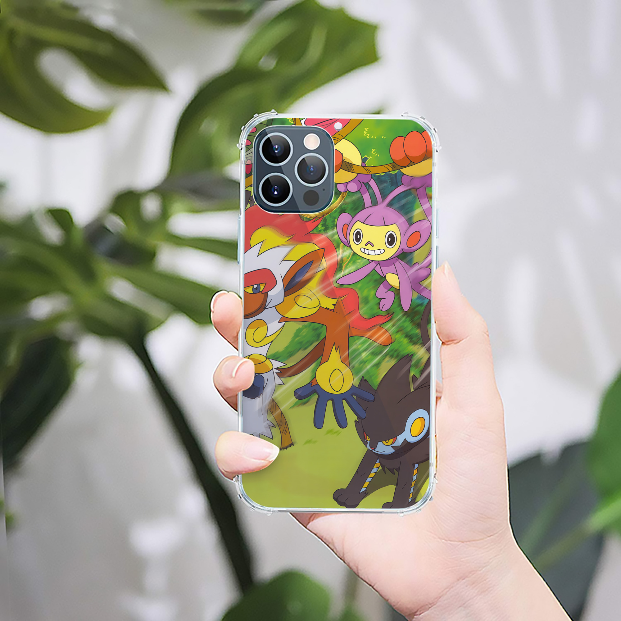 （画像用） ポケットモンスター Pokémon 【iPhone 12シリーズ対応】透明スマホケース（クリアソフトケース）